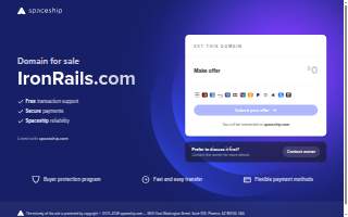 Iron Rails Training Facility website