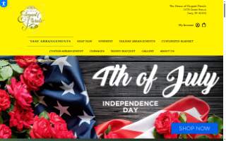 The House of Elegant Florals website