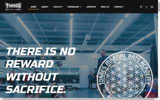 Torres Martial Arts Academy of Gary website