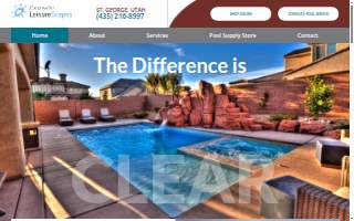 Clearwater Pools of Goshen website