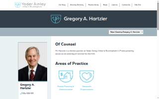 Hartzler Gregory A website