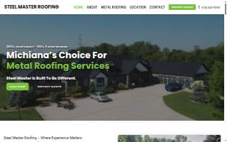 Steel Master Roofing website