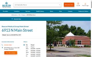Beacon Medical Group Specialists Granger website