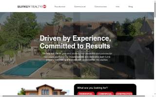 Burkey Real Estate website