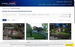 Cressy Commercial Real Estate of Granger website