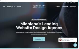 Elevate Designs website