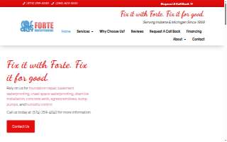 Forte Waterproofing website