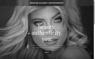 Meagan Gilbert Photography website