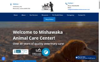 Mishawaka Animal Care Center of Granger website
