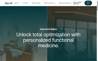 Rejuve Aesthetics and Wellness website