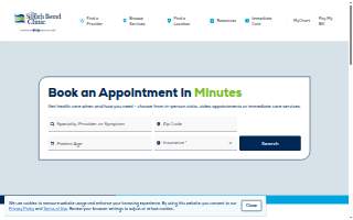 The South Bend Clinic - Michiana Obstetrics and Gynecology of Granger website