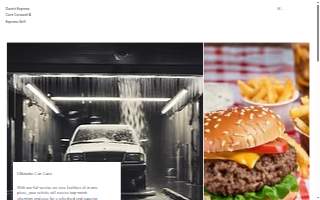 Dave's Express Care Car Wash & Express Grill website