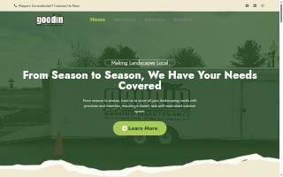 Goodin Ground Maintenance website