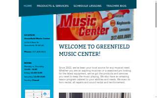 Greenfield Music Center website