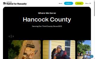 Habitat for Humanity Greenfield ReStore website