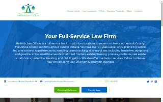 Helfrich Law Offices website