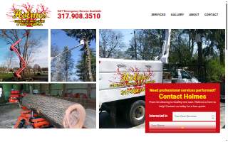 Holmes Complete Tree Care website