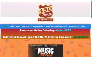 450 North Brewing Company website