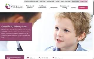 Children's Health Care of Greensburg website