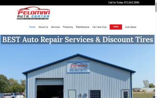 Feldman Auto Center website