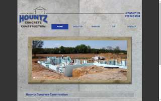 Hountz Concrete Construction Inc website
