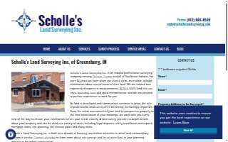 Scholle's Land Surveying Inc. website