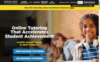 Tutoring and Academic Success Center website