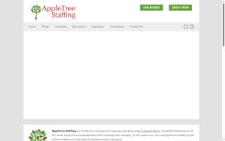 AppleTree Staffing website