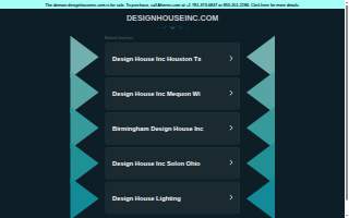 Design House Inc website