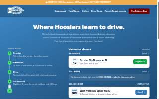 Driving Academy website