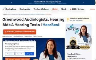 HearBest - Greenwood Hearing Solutions website
