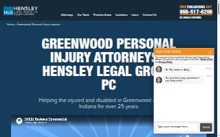 Hensley Legal Group, PC website