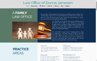 Law Office of Donna Jameson, LLC website