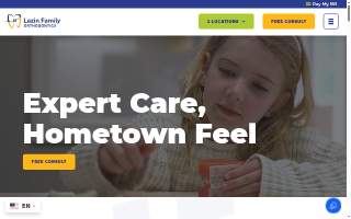 Lazin Family Orthodontics website