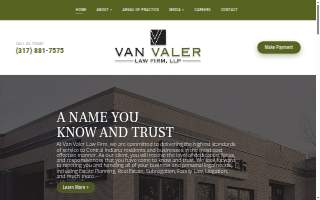 Van Valer Law Firm, LLP website