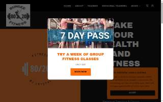 80/20 Fitness By Crystal website