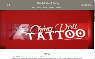 China Doll Tattoo & Piercing website