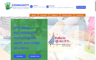 Community Preschool and Childcare website
