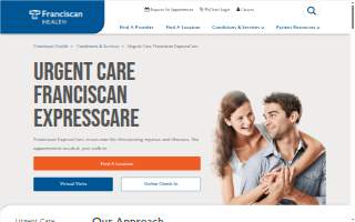 Franciscan ExpressCare website