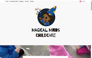 Magical Minds Childcare website