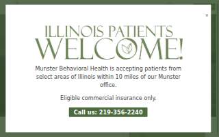Munster Behavioral Health - Best Counseling, Psychiatric, Crisis Intervention, Addiction Treatment of Hammond website