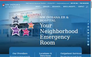 NW Indiana ER & Hospital website