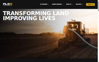 Precision Land Solutions website