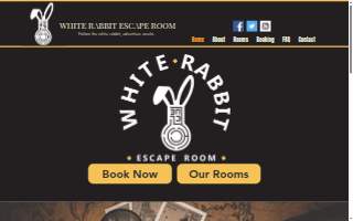 White Rabbit Escape Room of Gary website