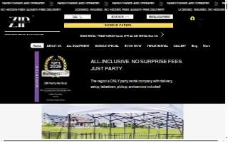 ZIP Party Rentals of Hammond website