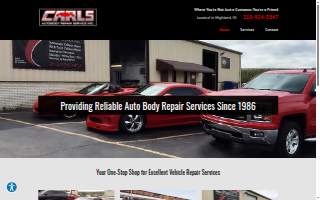 Carls Autobody Repair Service, Inc. website