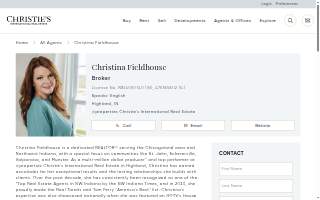 Christina Fieldhouse RedHeaded Real Estate website