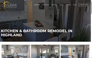 Clear Contractors of Highland website