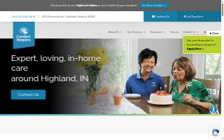 Comfort Keepers of Highland website