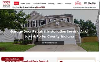 Crawford Door Sales Of Lake County website